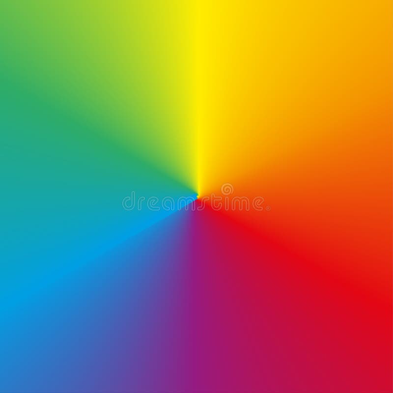 Fond circulaire de gradient d'arc-en-ciel (spectre)