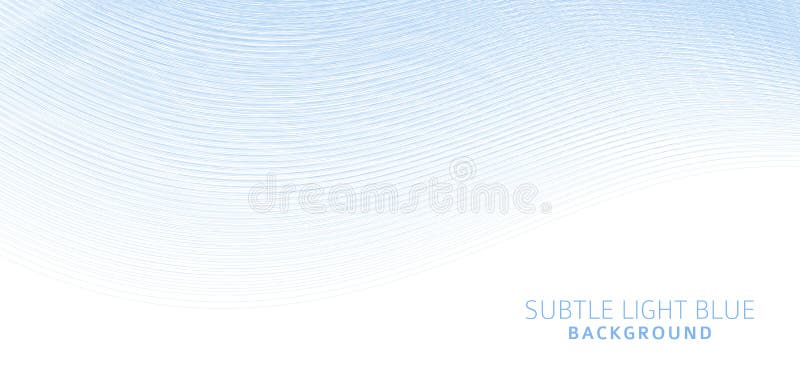 Fond clair avec de fines lignes ondulées bleu pâle. Motif subtil illustration stock