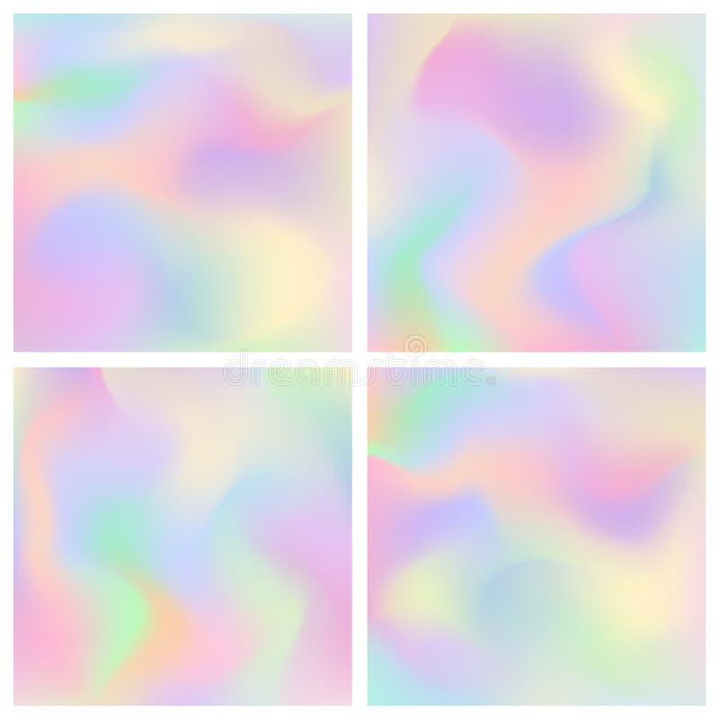 Fond clair en pastel mou d'hologramme abstrait illustration stock Fond clair en pastel mou d'hologramme abstrait illustration stock