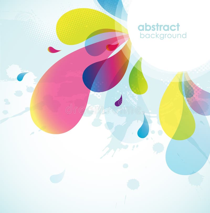 Fond colorat abstract. stock illustration