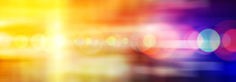 Wide abstract colored background with flare from bright yellow light. Wide abstract colored background with flare from bright yellow light