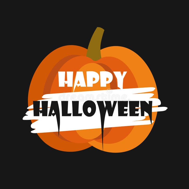 Fond coloré avec le potiron et le texte anglais Halloween heureux, carte de voeux Contexte d?coratif illustration de vecteur Fond coloré avec le potiron et le texte anglais Halloween heureux, carte de voeux Contexte d?coratif illustration de vecteur