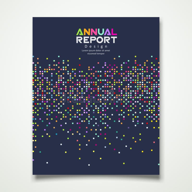 Fond coloré de conception de point de rapport annuel illustration stock Fond coloré de conception de point de rapport annuel illustration stock