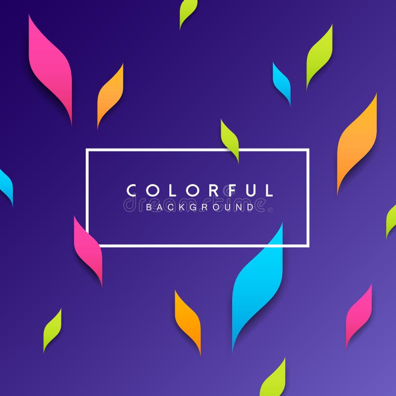 Fond coloré de feuille artistique abstraite illustration libre de droits Fond coloré de feuille artistique abstraite illustration libre de droits