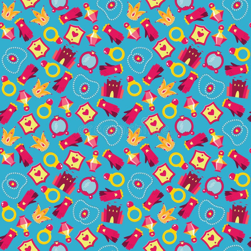 Fond coloré de princesse illustration de vecteur Fond coloré de princesse illustration de vecteur