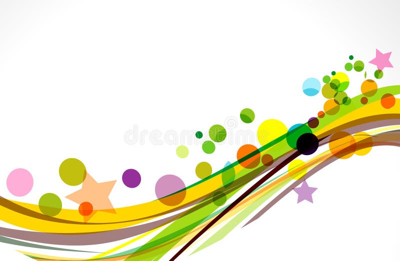 Fond coloré de vague avec des étoiles illustration libre de droits Fond coloré de vague avec des étoiles illustration libre de droits