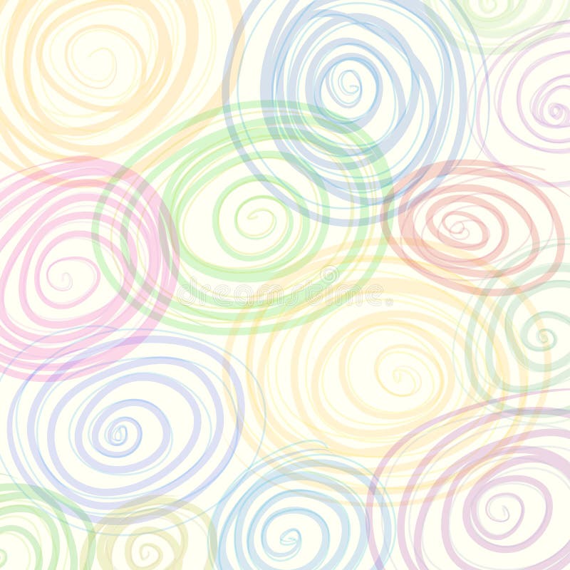 Colorful abstract swirl background in vector illustration. Colorful abstract swirl background in vector illustration
