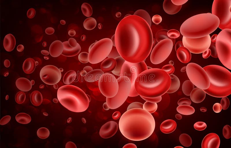 fond coulant rouge de globules sanguins 3d illustration libre de droits fond coulant rouge de globules sanguins 3d illustration libre de droits