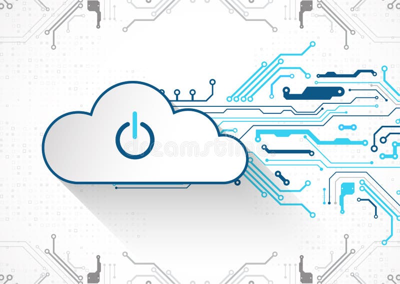 Fond d'abrégé sur affaires de technologie de nuage de Web Vecteur illustration stock Fond d'abrégé sur affaires de technologie de nuage de Web Vecteur illustration stock