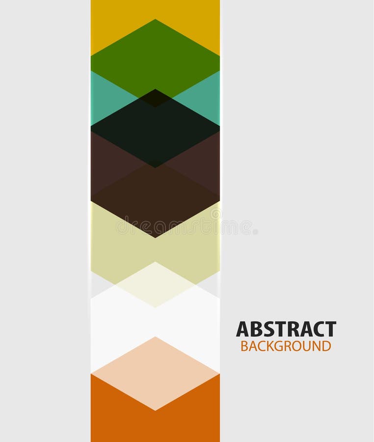 Fond hexagonal abstrait d'art moderne illustration stock