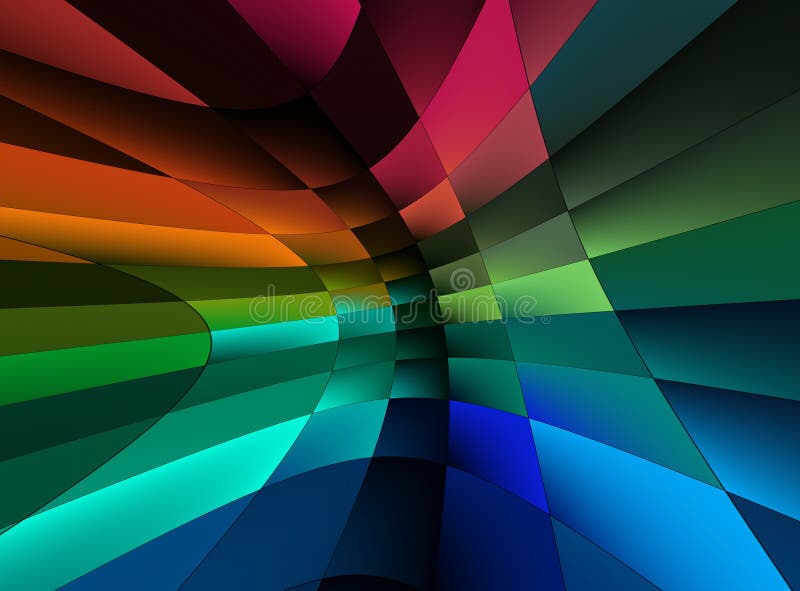 Fond d'abstraction d'arc-en-ciel illustration de vecteur