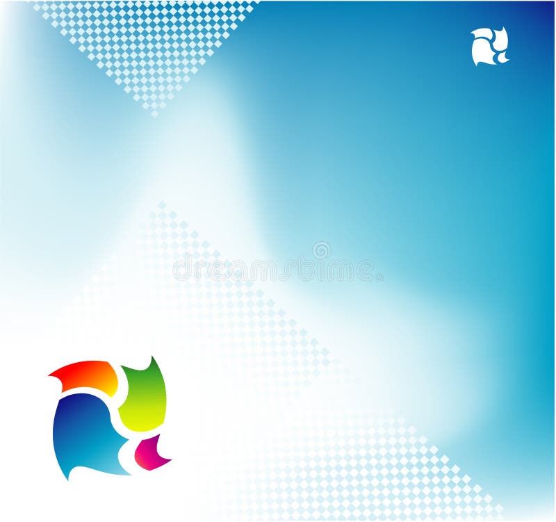 Fond d'affaires pour la brochure ou le cache illustration libre de droits