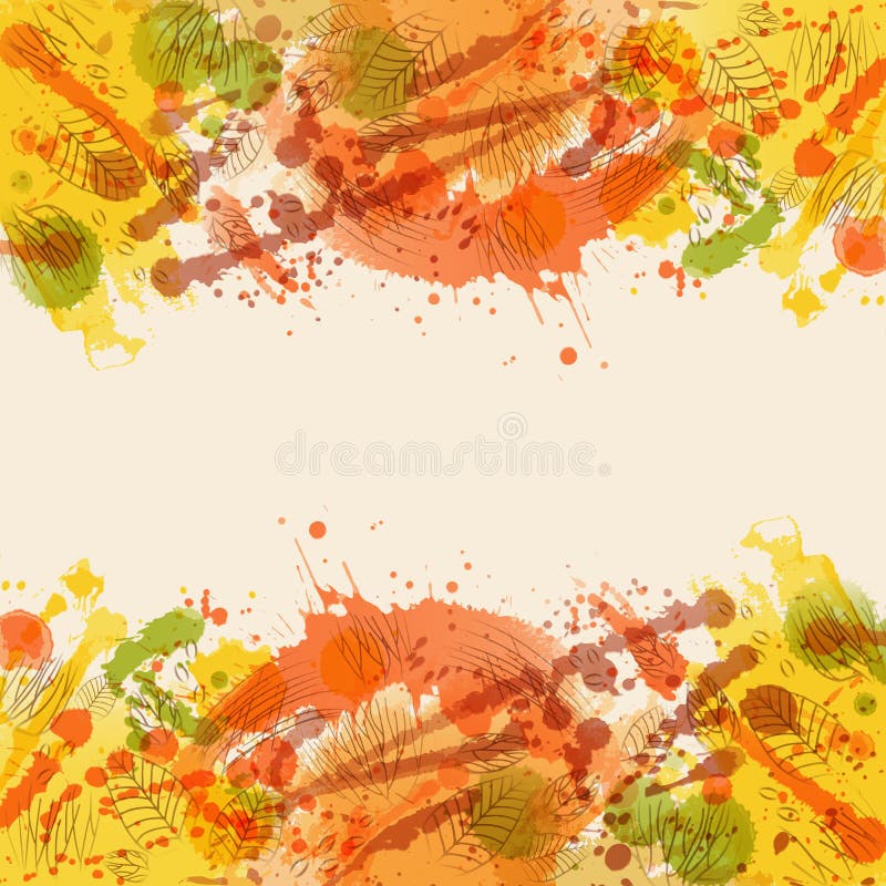 Fond d'automne illustration libre de droits Fond d'automne illustration libre de droits