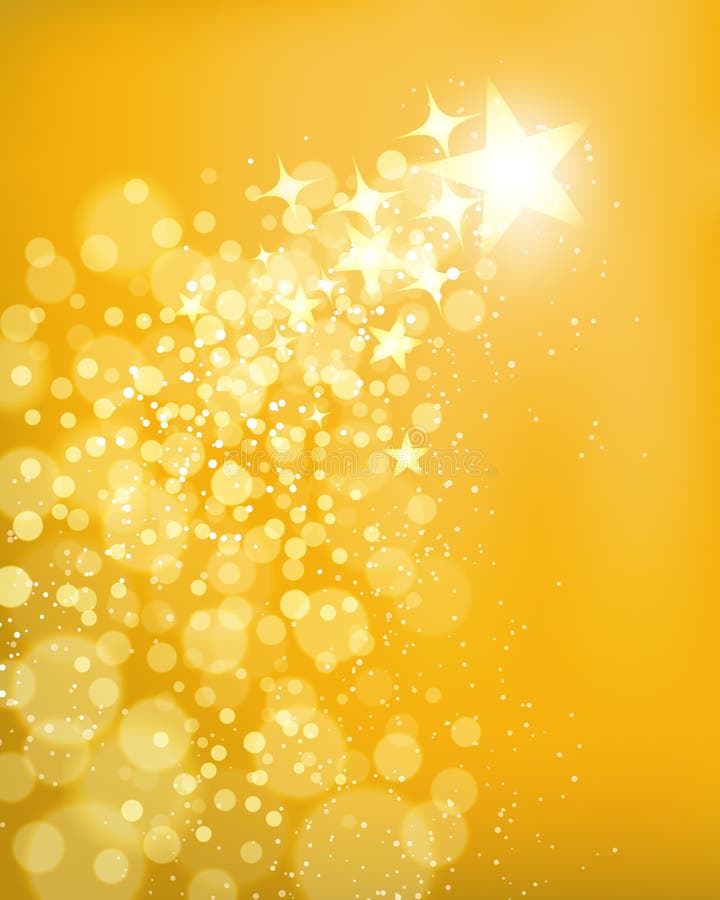 Fond d'or d'étoile illustration stock Fond d'or d'étoile illustration stock