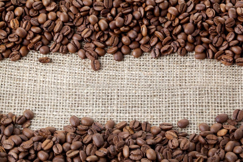 Fond d'haricots de Coffe photos stock Fond d'haricots de Coffe photos stock