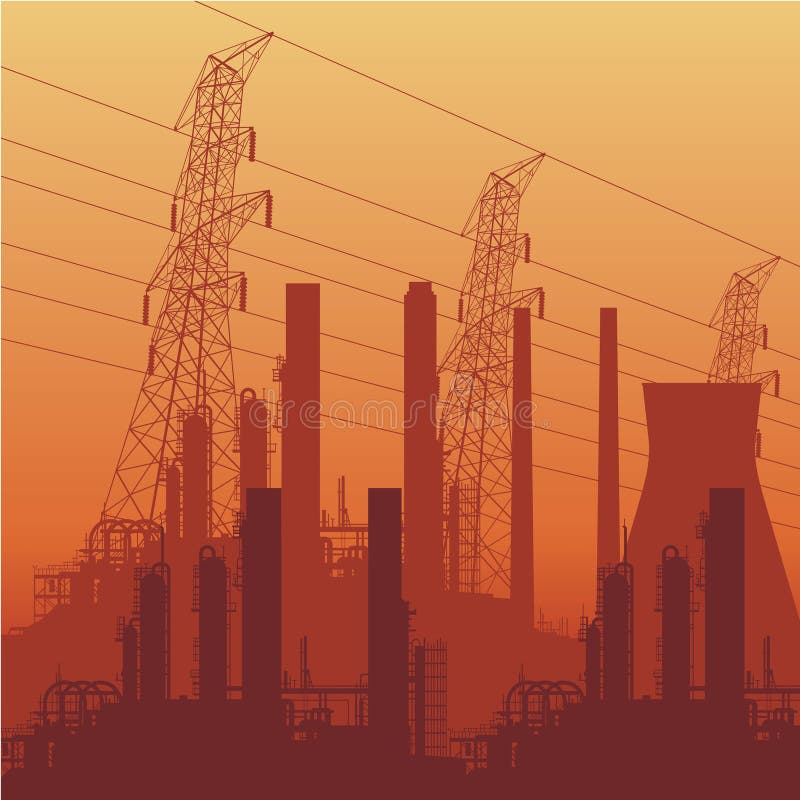 Fond d'industrie. Illustration de vecteur. illustration de vecteur Fond d'industrie. Illustration de vecteur. illustration de vecteur