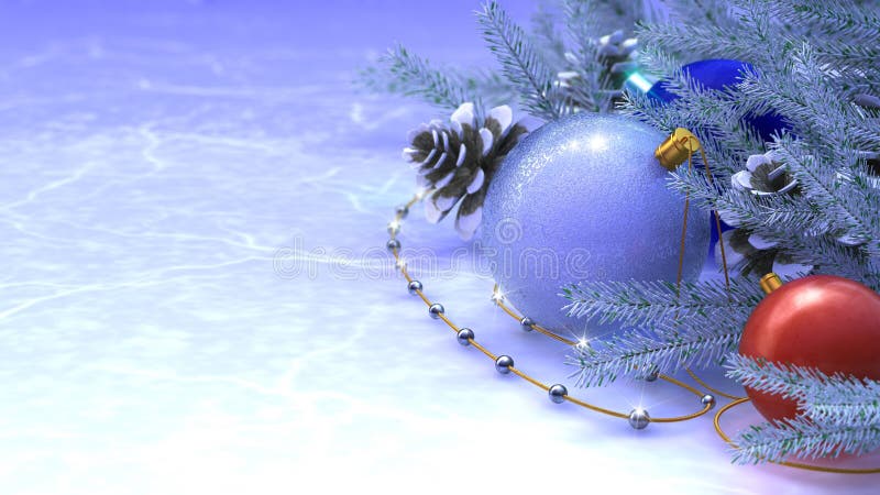 Fond d'an neuf heureux et de Joyeux Noël illustration stock Fond d'an neuf heureux et de Joyeux Noël illustration stock