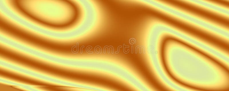 Fond d'écran horizontal fluide couleur jaune texture illustration de vecteur