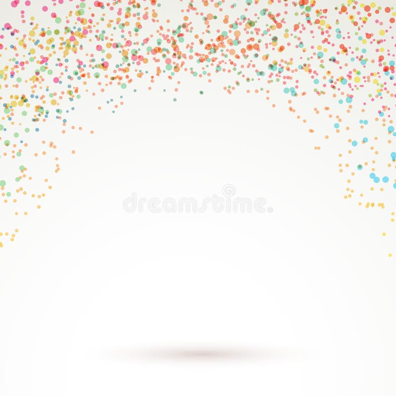 Fond de carnaval colorat strălucitor confetti vector illustration