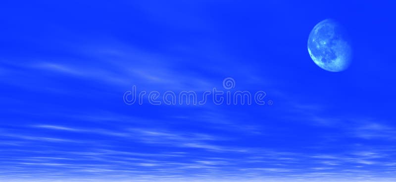 Fond de clair de lune illustration stock Fond de clair de lune illustration stock