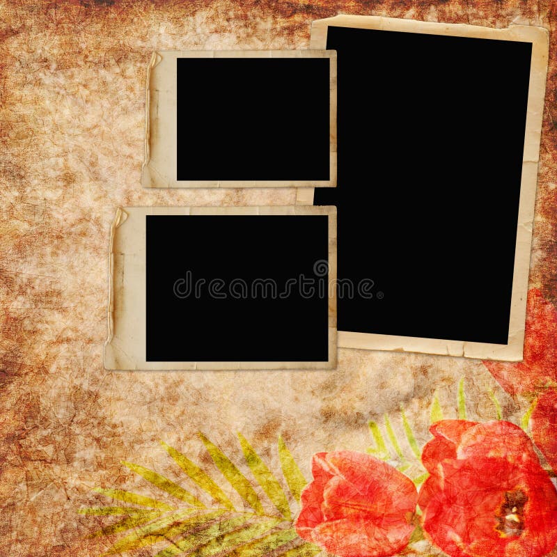 Fond de cru avec des trames illustration stock Fond de cru avec des trames illustration stock