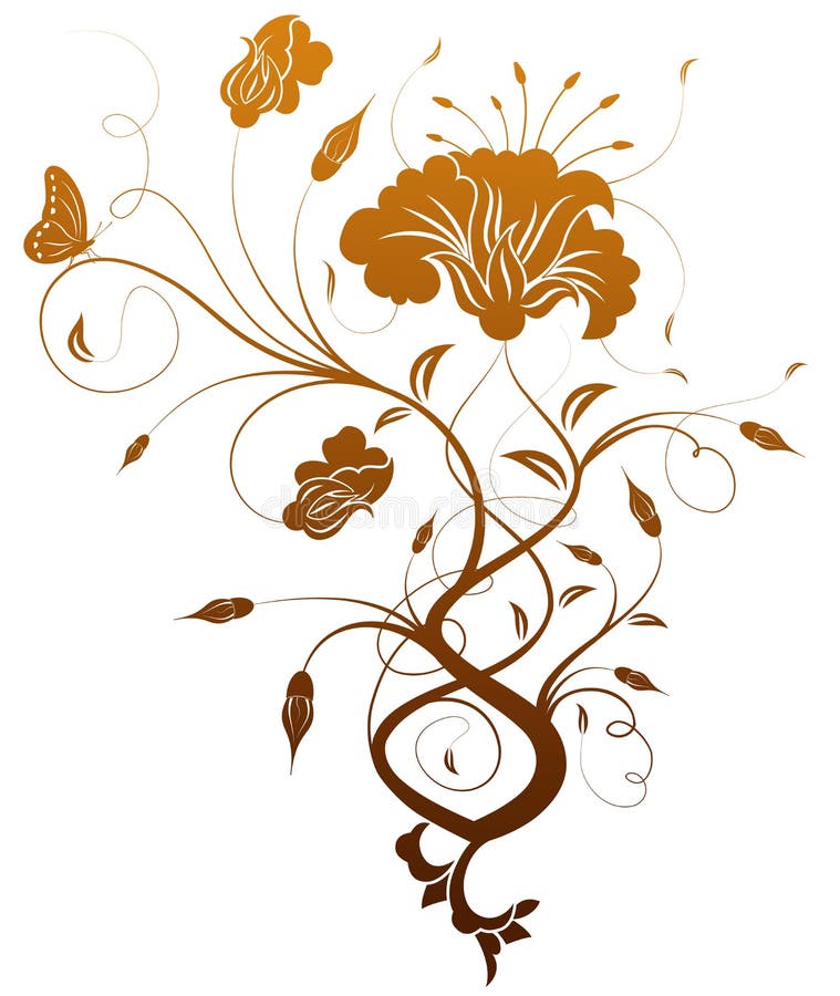 Fond de fleur illustration de vecteur Fond de fleur illustration de vecteur