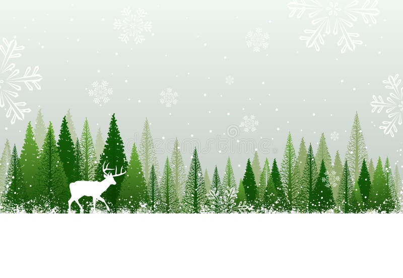 Fond de forêt de l'hiver de Milou illustration libre de droits Fond de forêt de l'hiver de Milou illustration libre de droits