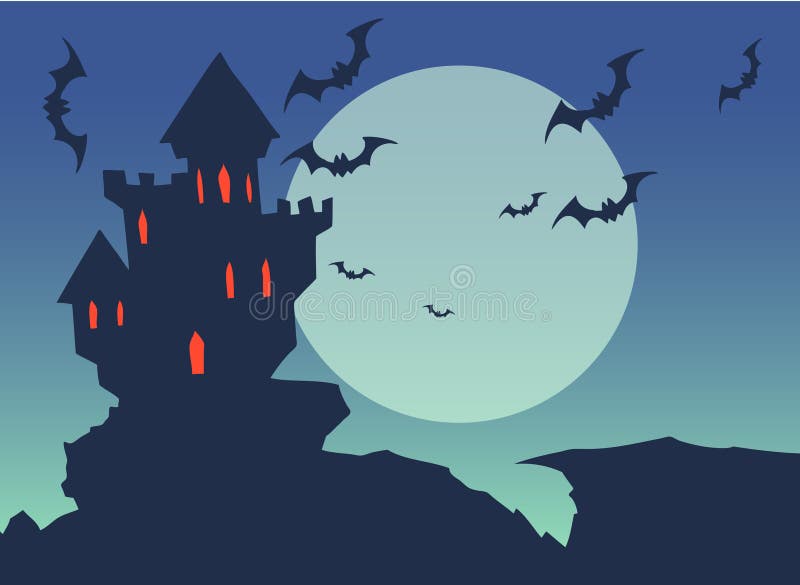 Fond de Halloween illustration libre de droits Fond de Halloween illustration libre de droits