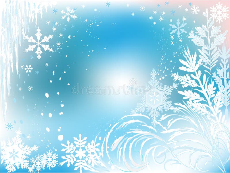 Fond de iarnă stock illustration