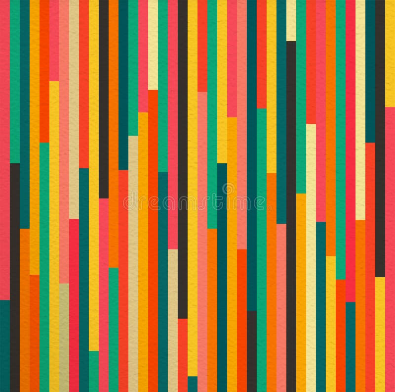 Fond de imprimare color abstract retro-suincron stock illustration