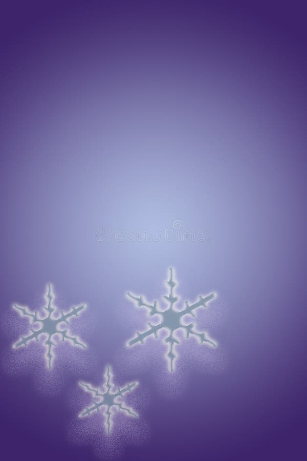 Snowflakes on blue-violet background. Snowflakes on blue-violet background