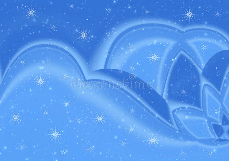 Fond de l'hiver. Noël illustration stock