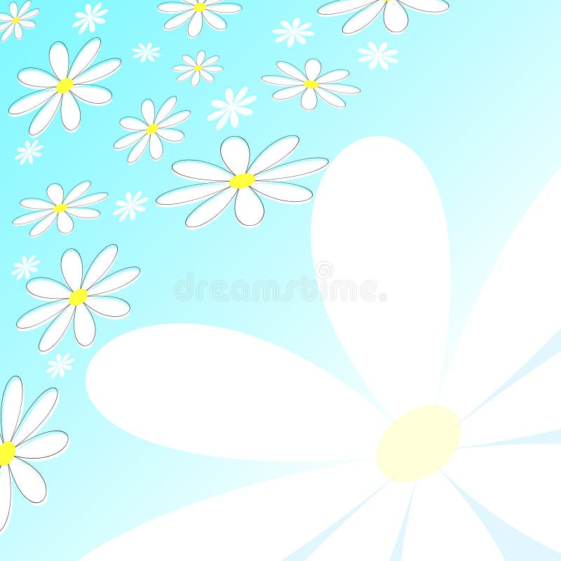 Fond de marguerite illustration stock