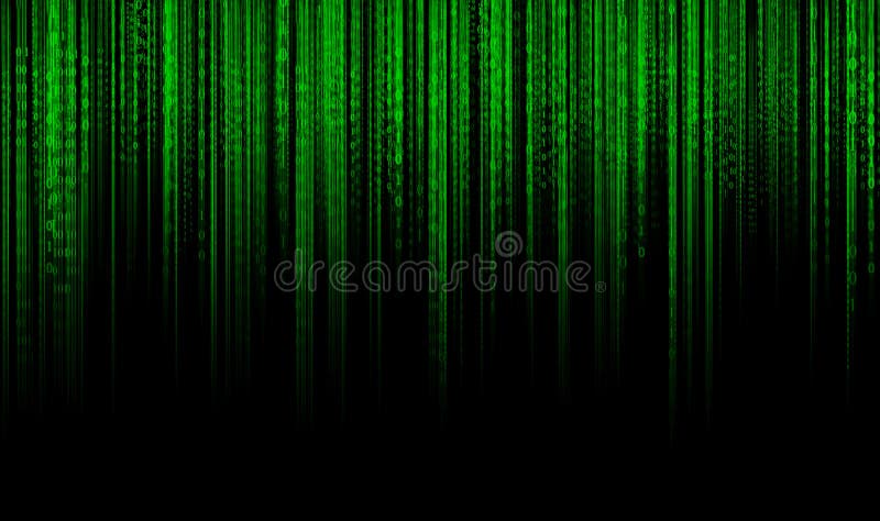 Fond de matrice de technologie de code binaire de données numériques, code binaire futuriste de conectivity d'inondation de donné illustration libre de droits Fond de matrice de technologie de code binaire de données numériques, code binaire futuriste de conectivity d'inondation de donné illustration libre de droits