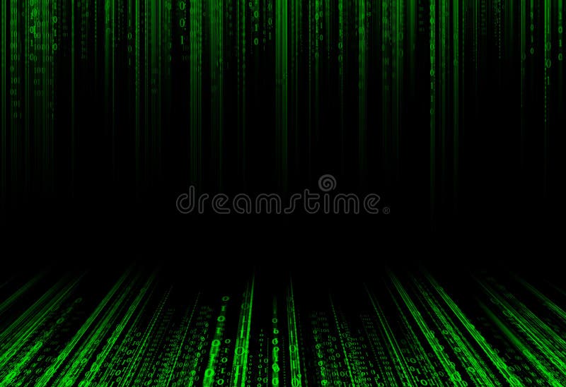 Fond de matrice de technologie de code binaire de données numériques, code binaire futuriste de conectivity d'inondation de donné illustration stock Fond de matrice de technologie de code binaire de données numériques, code binaire futuriste de conectivity d'inondation de donné illustration stock