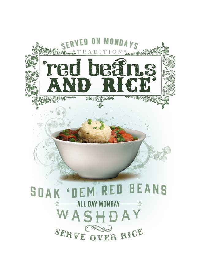 Fond de NOLA Collection Red Beans et de riz