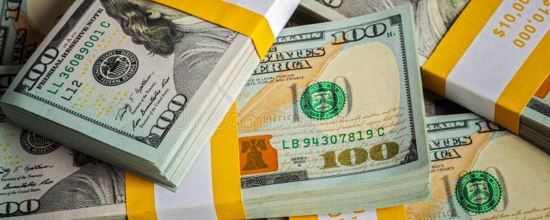 Fond de nouvelles factures de billets de banque de dollars US photographie stock libre de droits Fond de nouvelles factures de billets de banque de dollars US photographie stock libre de droits