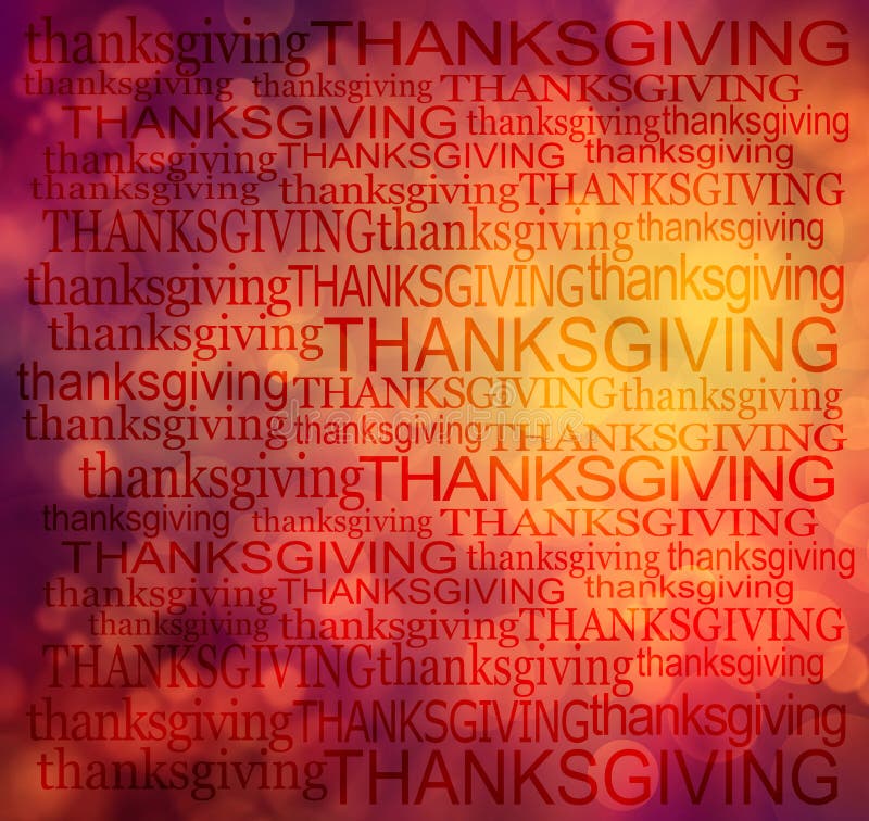 Fond de nuage de mot de thanksgiving photo libre de droits Fond de nuage de mot de thanksgiving photo libre de droits