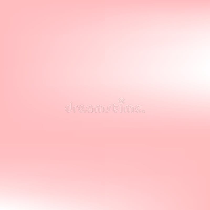 Fond de place d'abrégé sur tache floue de gradient de rose en pastel Illustration de vecteur