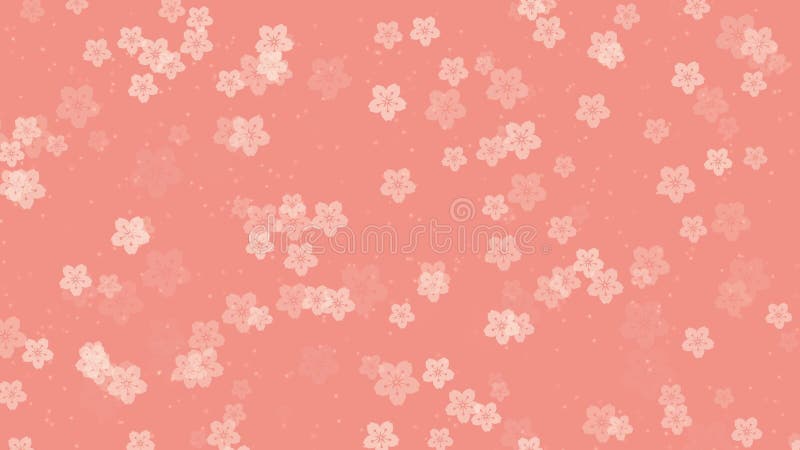 Fond de pêche abstrait tomber fleurs sakura illustration de vecteur