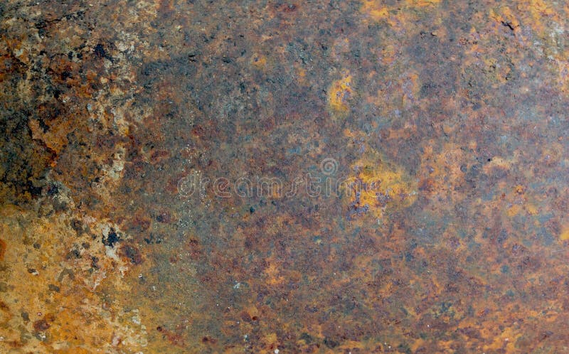 Colored old rusty steel metal texture background with red, brown and dark color. Colored old rusty steel metal texture background with red, brown and dark color