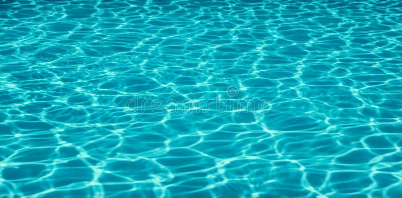 Fond de réflexion du soleil de l'eau de piscine L'eau d'ondulation