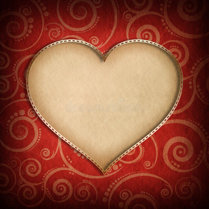 Fond de Saint-Valentin - calibre de carte de voeux illustration de vecteur Fond de Saint-Valentin - calibre de carte de voeux illustration de vecteur