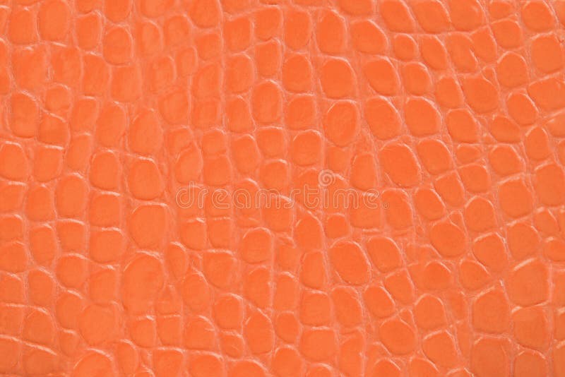 Fond de texture de cuir de relief d'orange