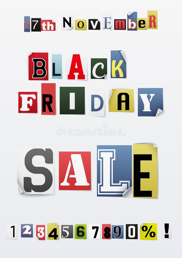 Fond de vente noire de vendredi illustration stock Fond de vente noire de vendredi illustration stock