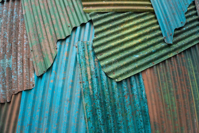 Fond de vieilles feuilles de zinc photographie stock Fond de vieilles feuilles de zinc photographie stock