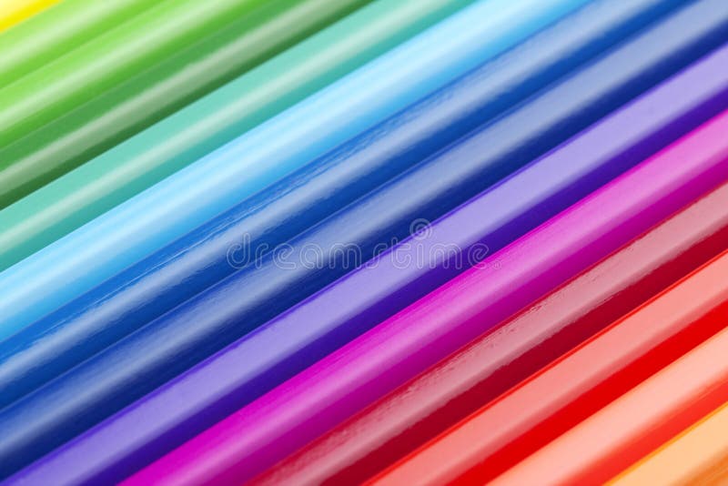 Fond des crayons colorés