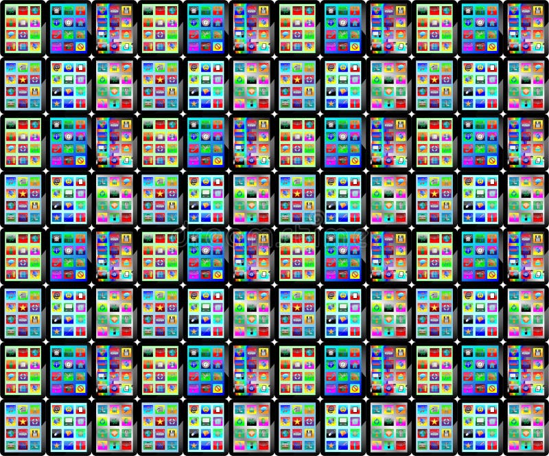 Background consisting of many sets of tablets for designers for various necessities. Background consisting of many sets of tablets for designers for various necessities.