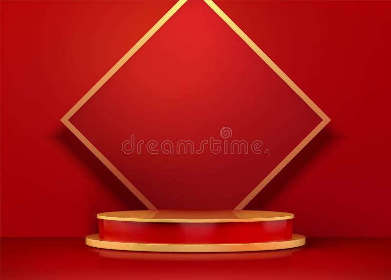 Fond dublu și mediu rotund vector illustration