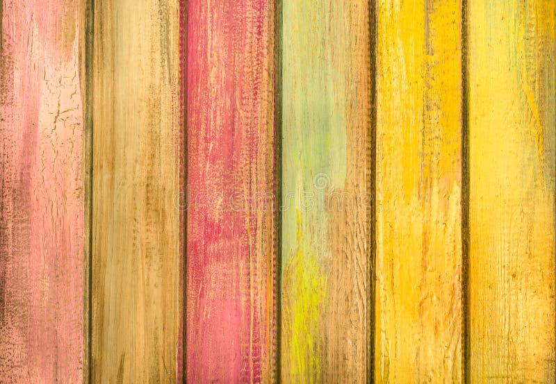 Fond en bois multicolore - texture de vintage